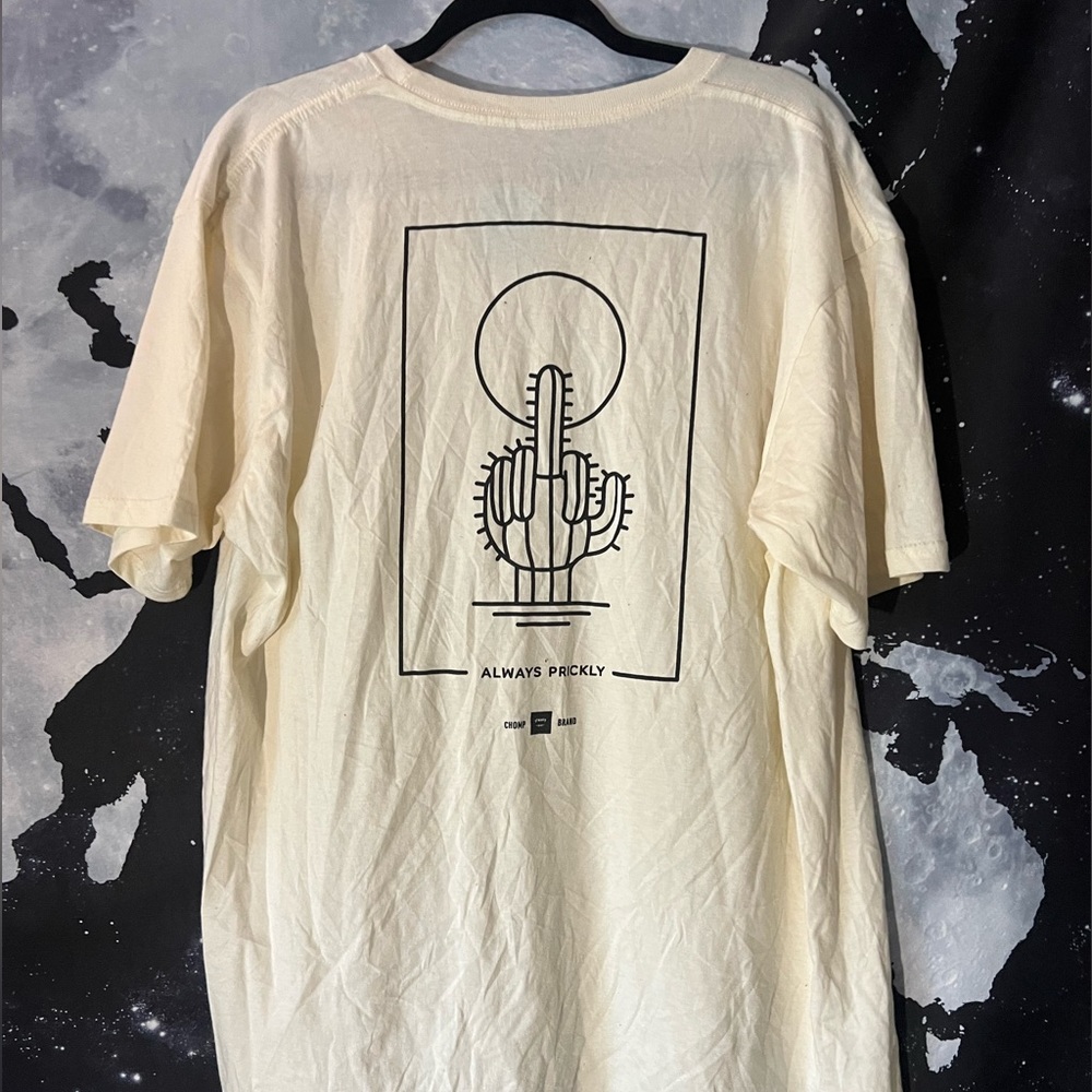 Cream “Chomp” Tee